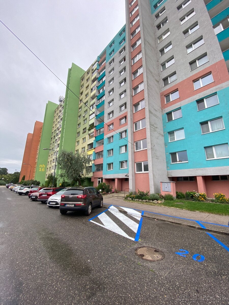2i zariadený byt s 2loggiami na začiatku Petržalky