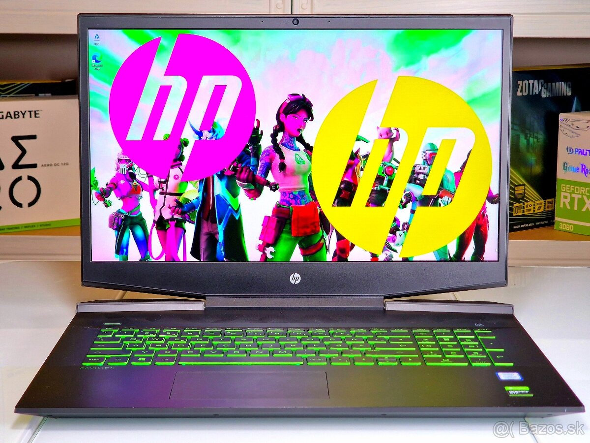 Herný notebook HP PAVILION 17 | GTX 1050 | 16GB | SSD