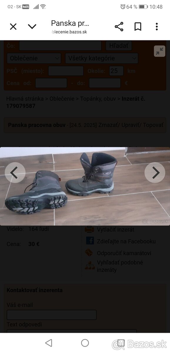 Pánska pracovná obuv