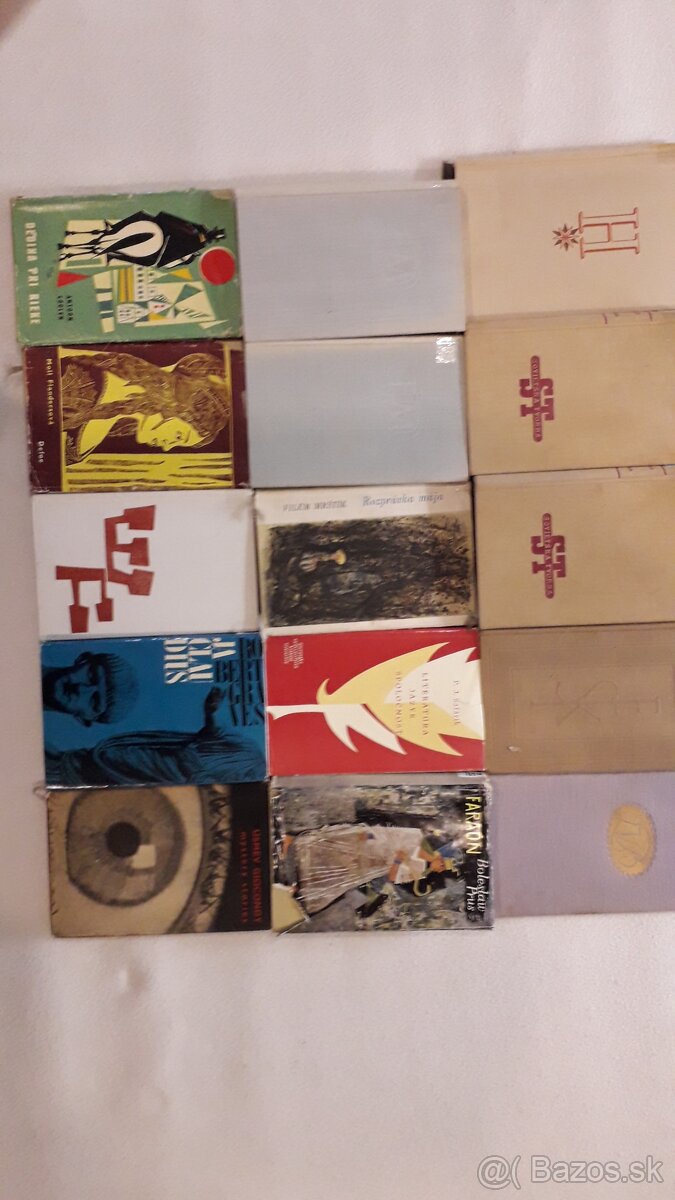 vyd. SVKL 15xA5 beletria r.v.1953-65 po 3,8€