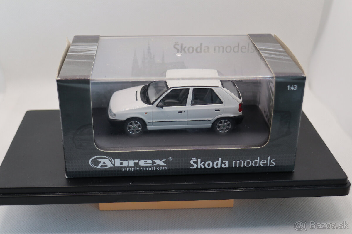 Modely Škoda 1:43 Abrex biele