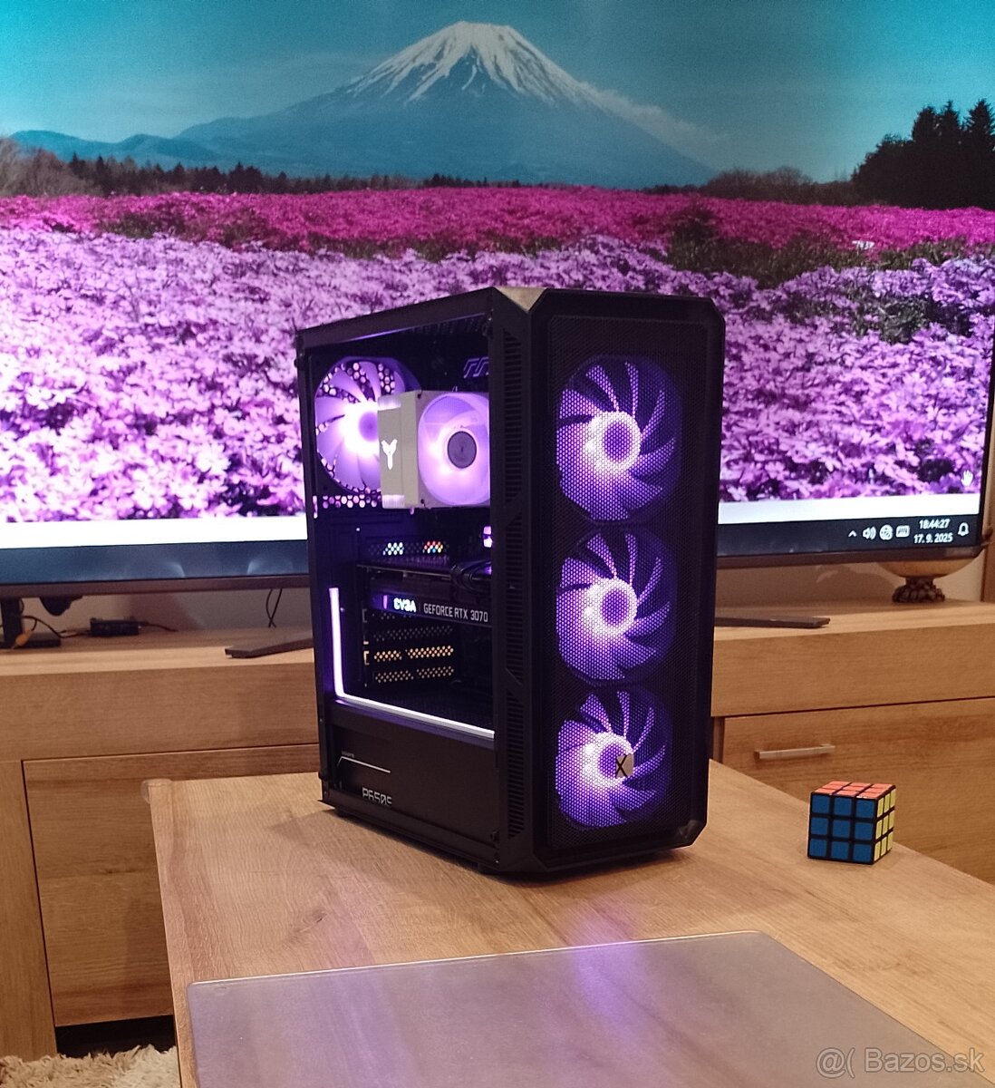 Herný kvalitný PC s RTX 3070+RYZEN 5+32GB RAM+ARGB+NVMe