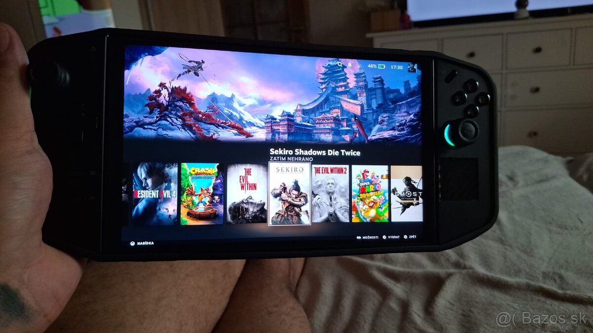 Lenovo legion go 81wh bateria a steam os