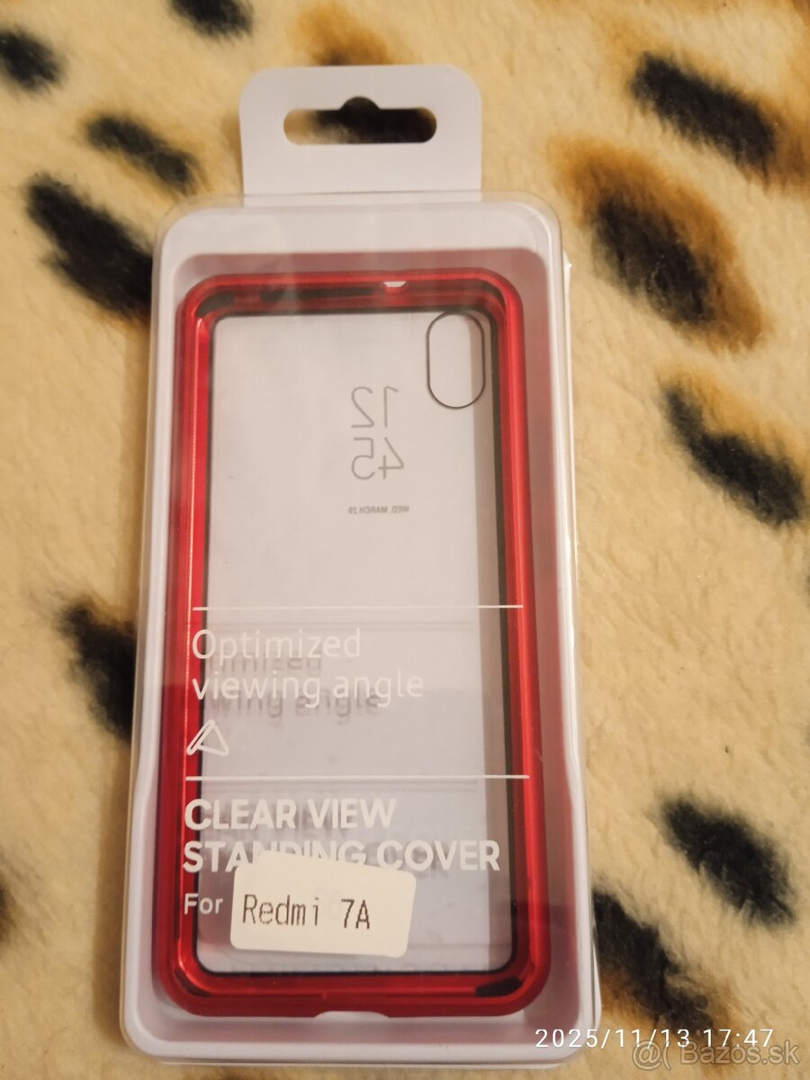 Magnetický kryt na mobilný telefón xiaomi redmi 7a