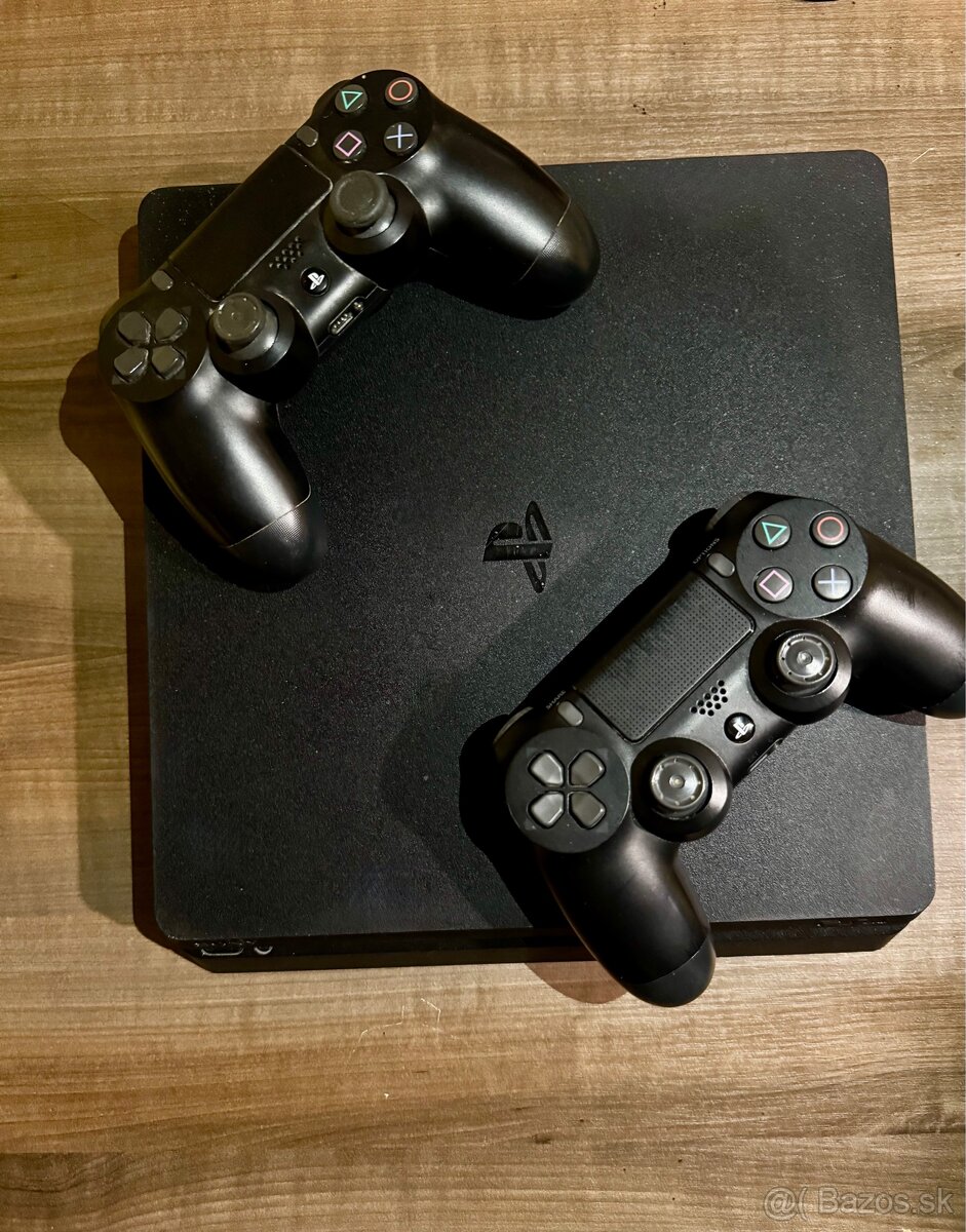 2× PS4 Slim + hry + joystick(y).