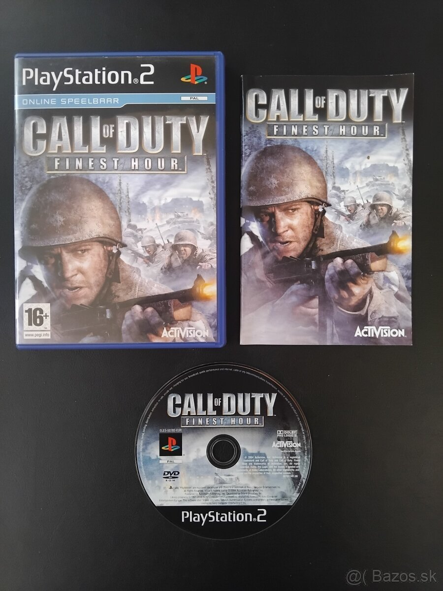 Hra pre PS2 - Call of Duty Finest Hour