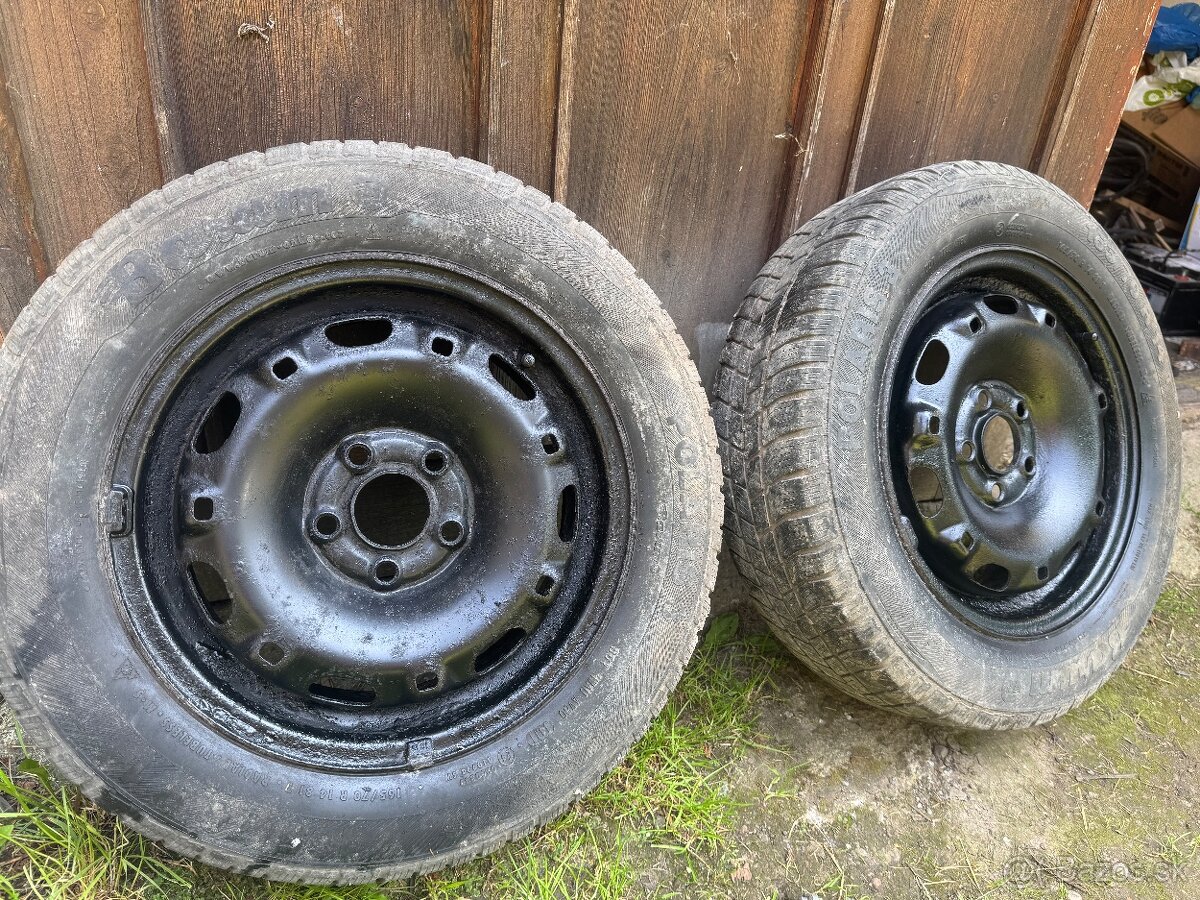 Plechové disky 5x100 Škoda Fabia,Polo..