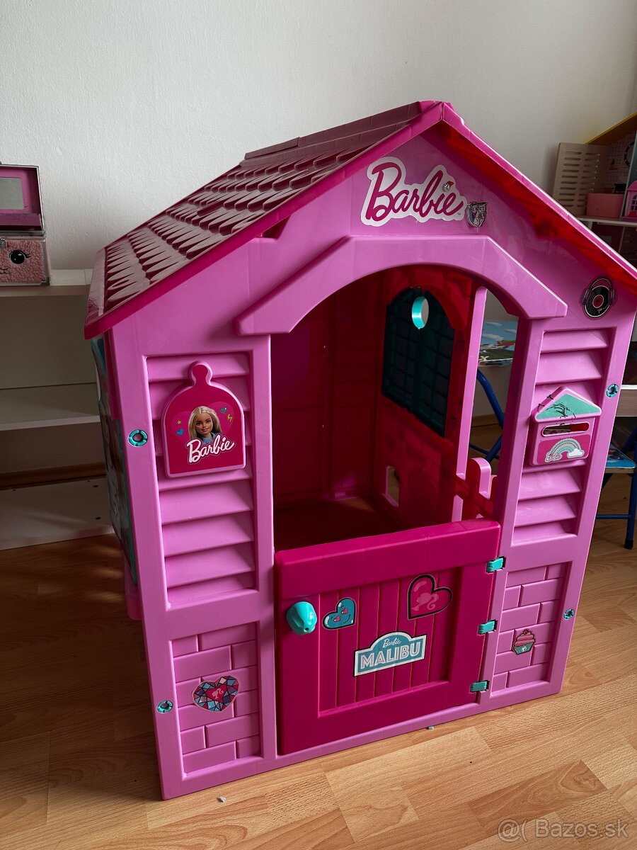 Zahradný domček BARBIE pre deti -plastový zn. Chicos