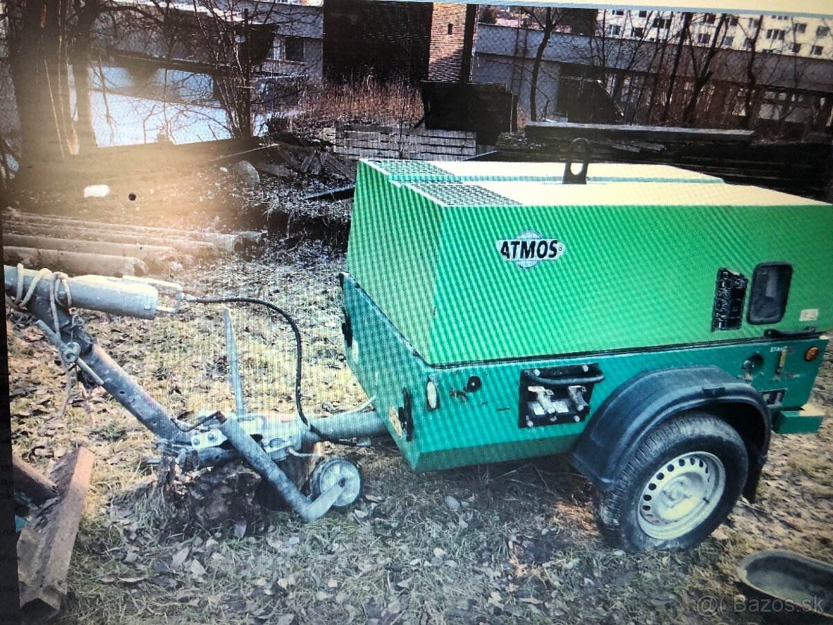 Mobilní skrutkový diesel kompresor Atmos PDP 28