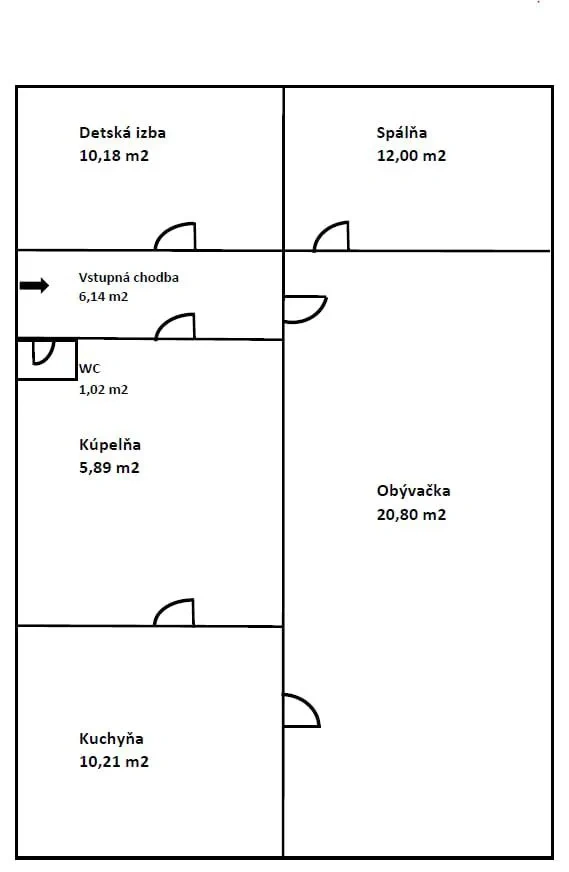 3 izbový byt Nitra-Chrenová