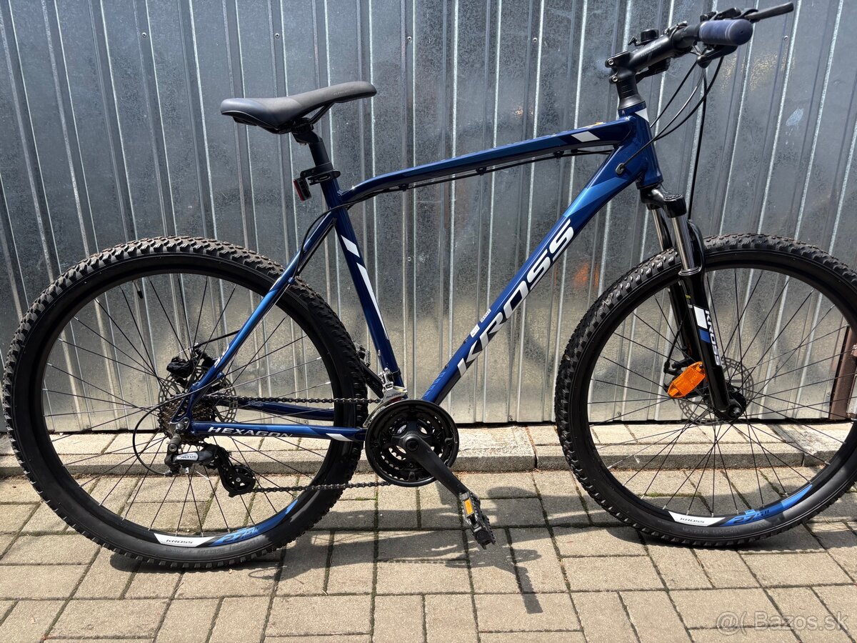 Horský pánsky bicykel Kross Hexagon 3.0 navy blue 27,5”