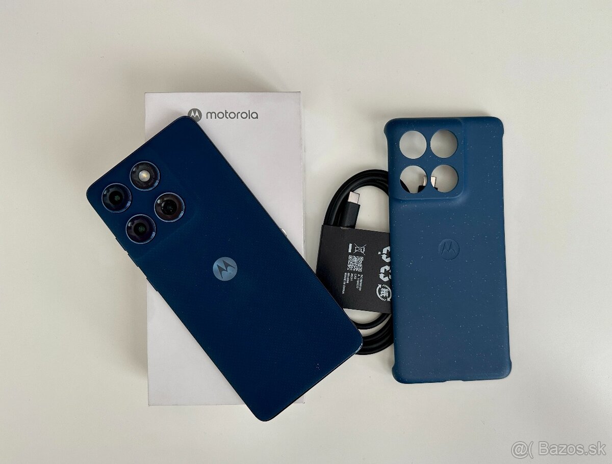 Motorola Edge 60 8GB/ 256GB, modry, TOP STAV, ZARUKA