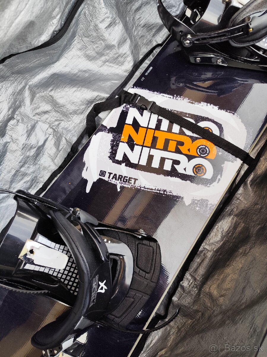 [Zlacnené] Predam Snowboard Nitro 165W s prislusenstvom