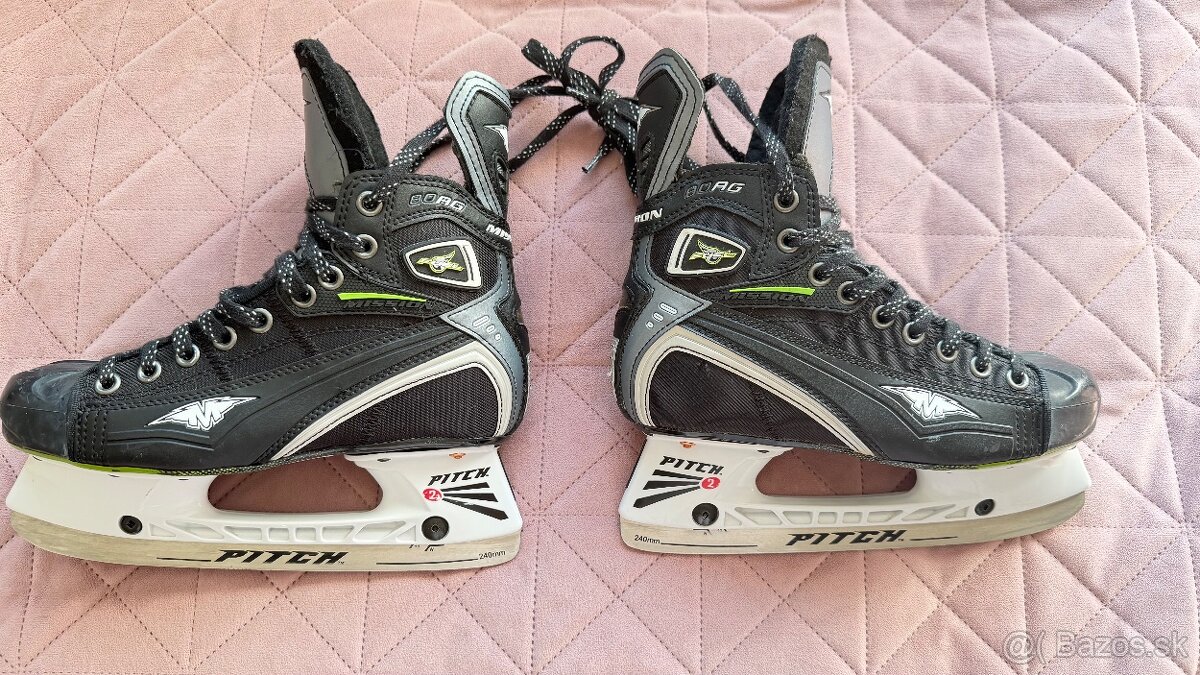 ✅ NOVÉ - HOKEJOVÉ KORČULE MISSION - 39 EE- US 5 a 1/2 EE ✅