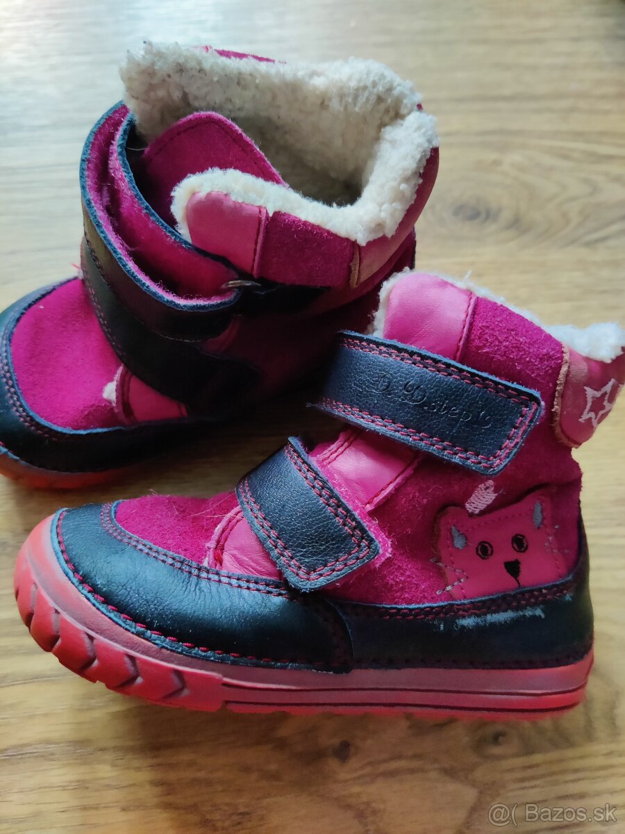 Dievčenské topánky na zimu D.d.step 23