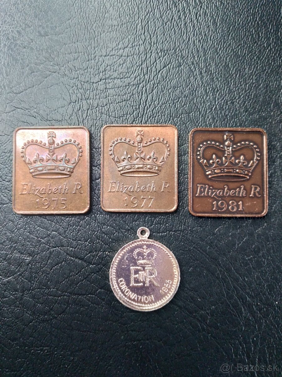 Žetóny britskej mincovne