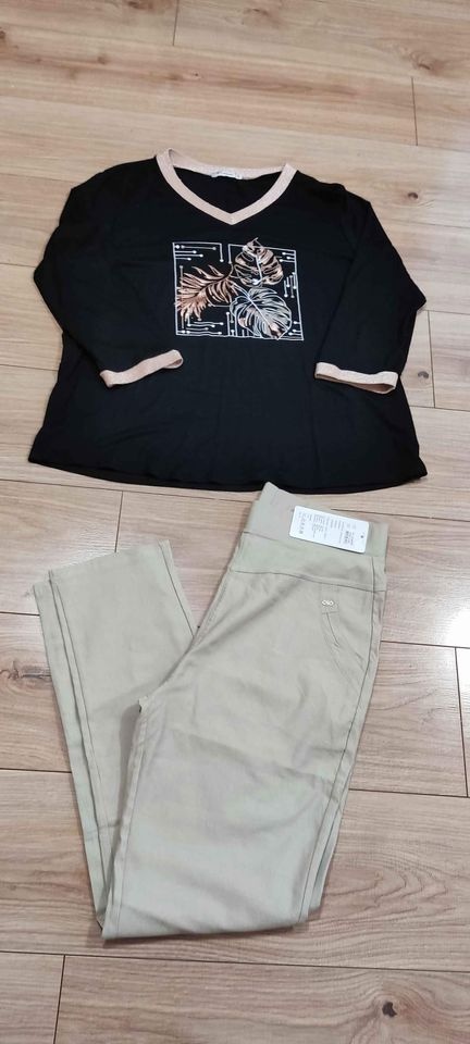 Dámske letné nohavice a elegantné tričká veľkosť  XL/XXL