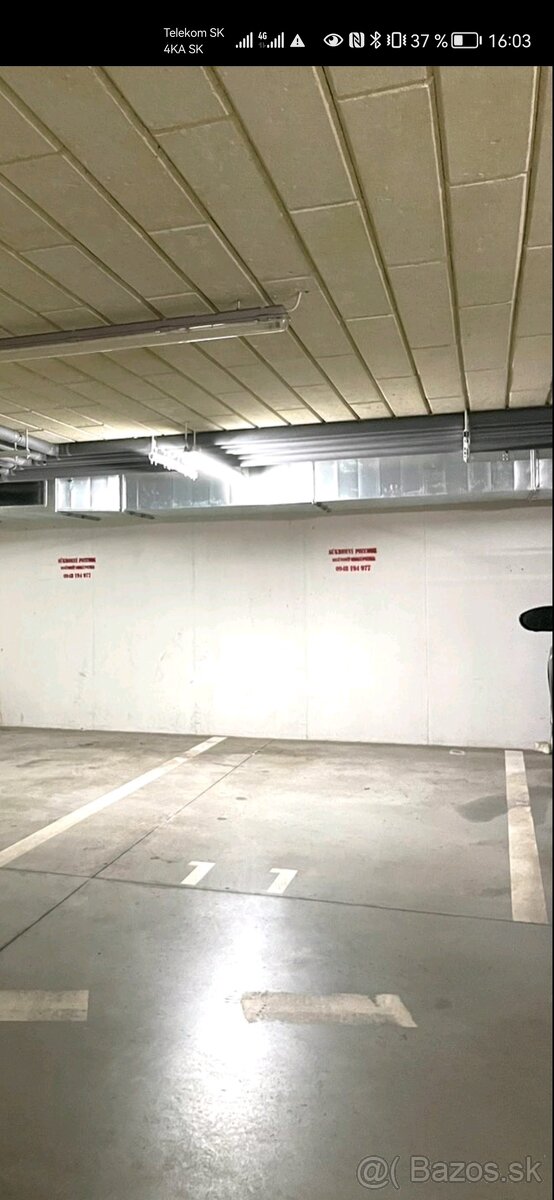 Prenájom garážového parkovacieho státia v Ružínove