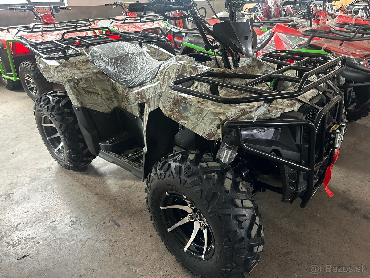 poľovnícka pracovná 4x4 elektro štvorkolka