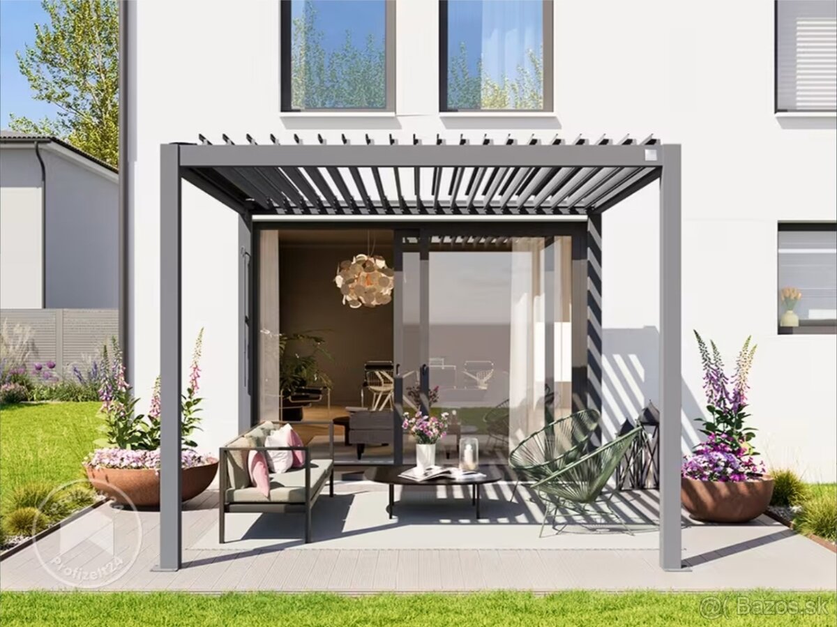 Hliníková pergola 3×3m