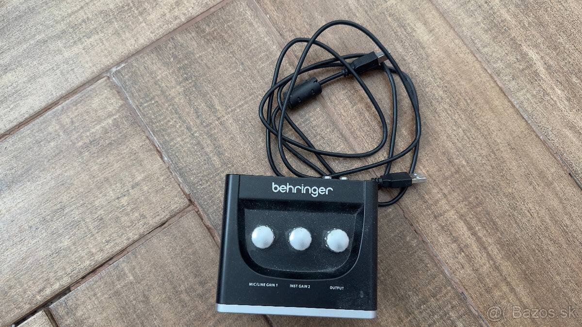 Predám Behringer UM2 U-Phoria USB zvukovú kartu