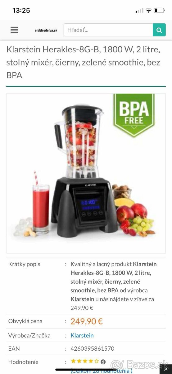 Stolný mixer Herakles Klarstein