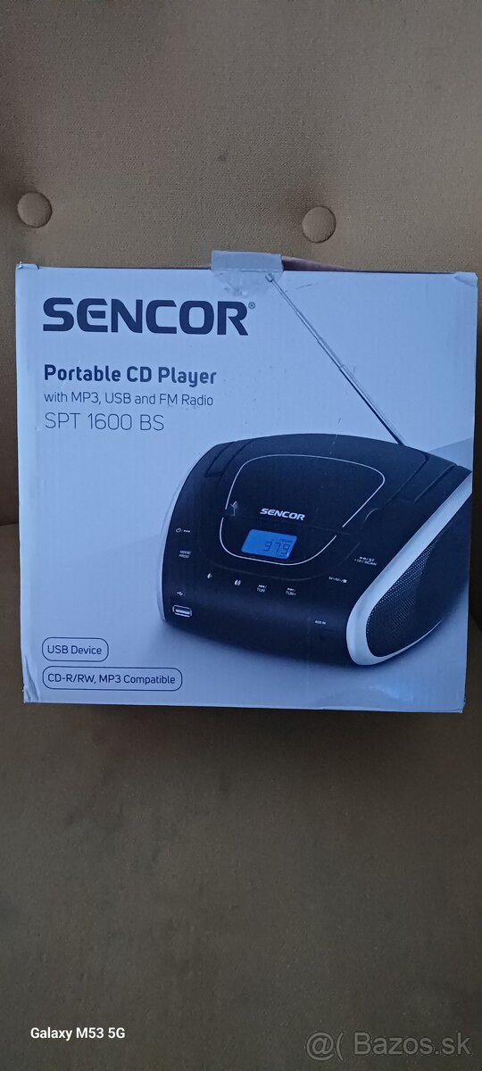 sencor radio fm cd mp3 usb