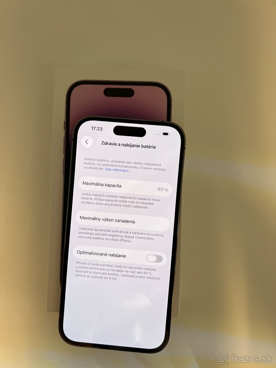 IPHONE 14 PRO DEEP PURPLE 128GB ZÁRUKA - VEĽMI DOBRÝ STAV