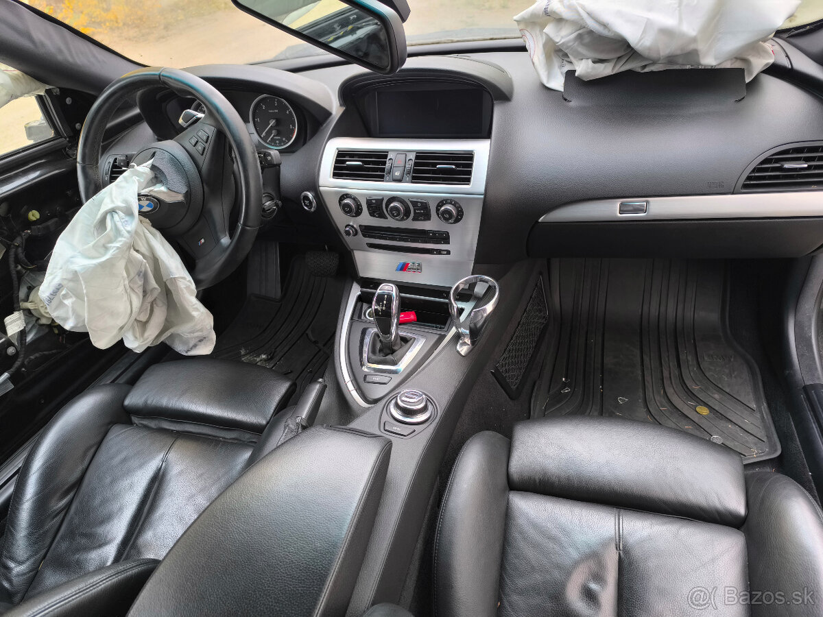 Bmw e63 lci kožený sport interiér.Velmi pěkný.