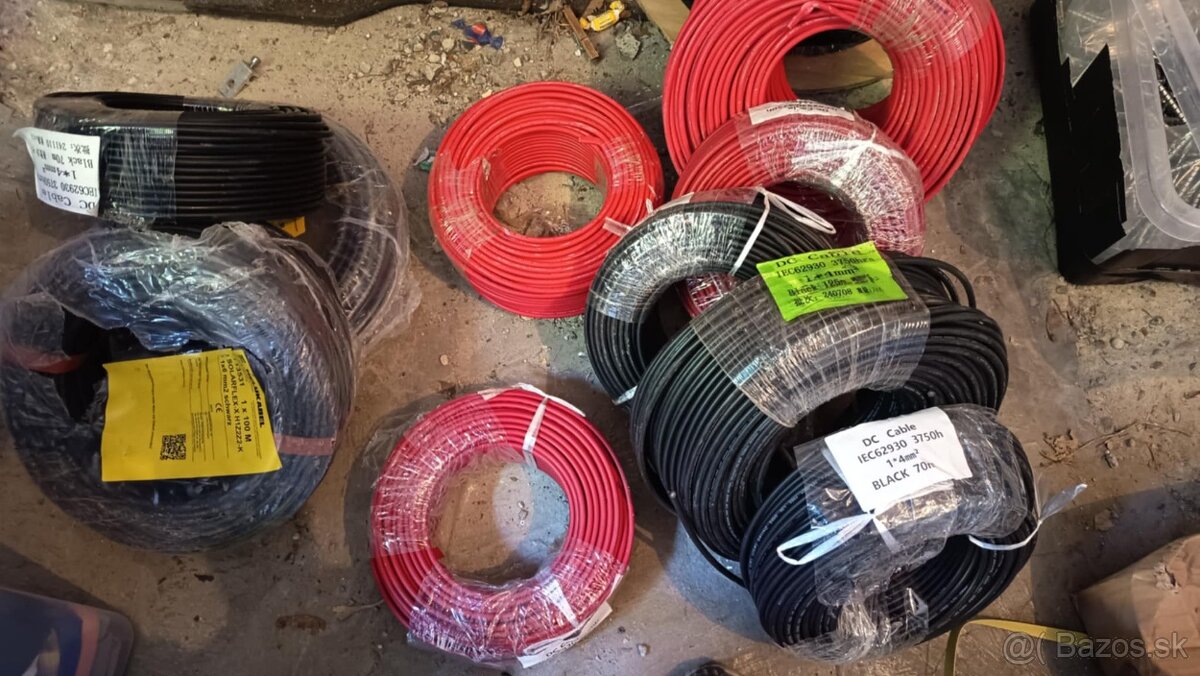 Solárny fotovoltaický kábel