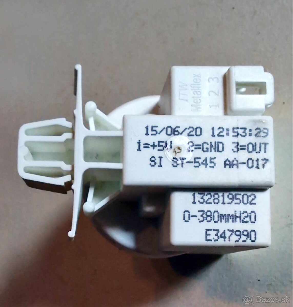 AEG LTX7C562C hydrostatický tlakový spínač