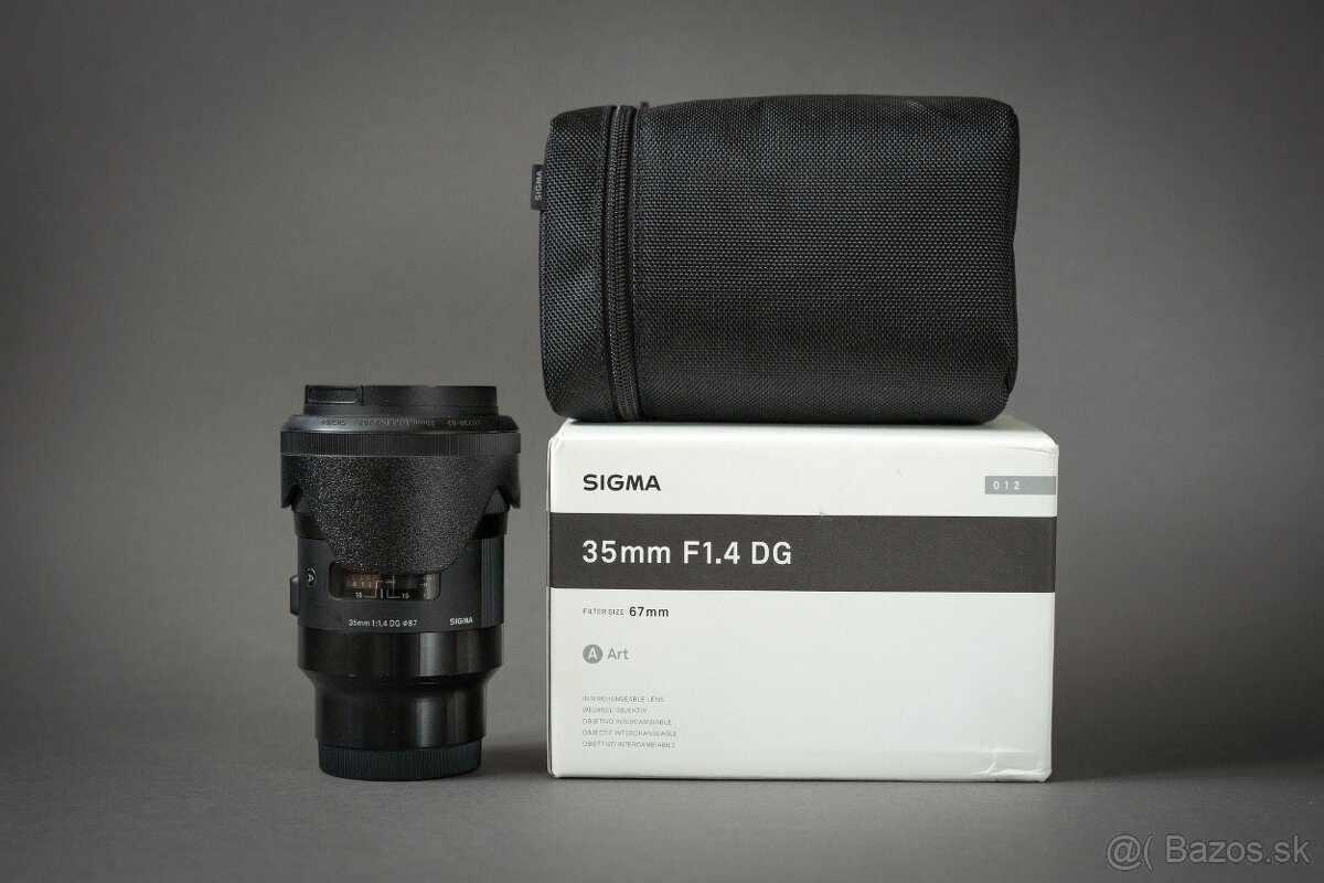 Sigma 35mm f/1.4 DG Art, baj. Sony E