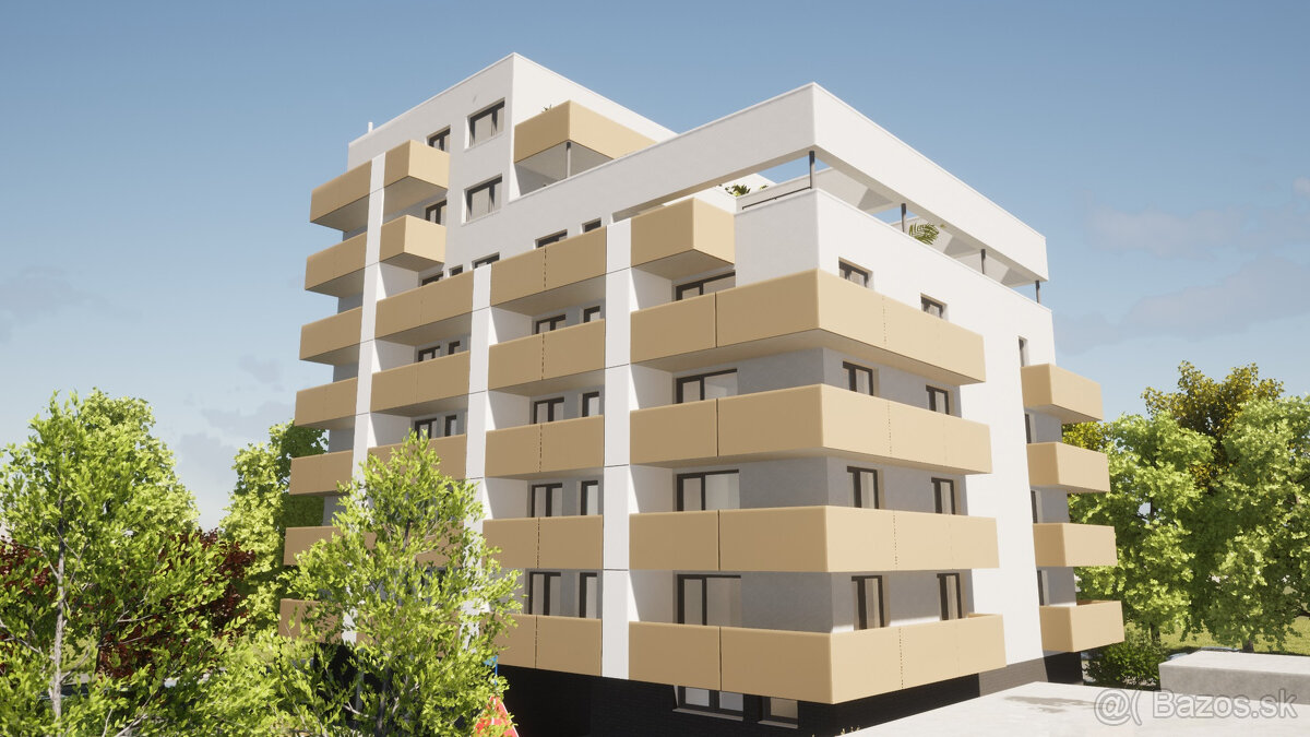 3-izbový byt s priestranným balkónom v novostavbe LOTOS Trna