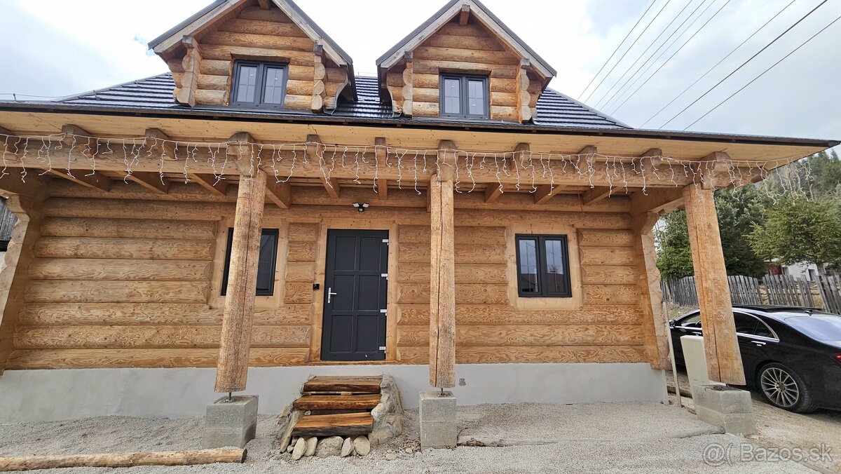 Na predaj novostavba zrubu ŠUMIAC