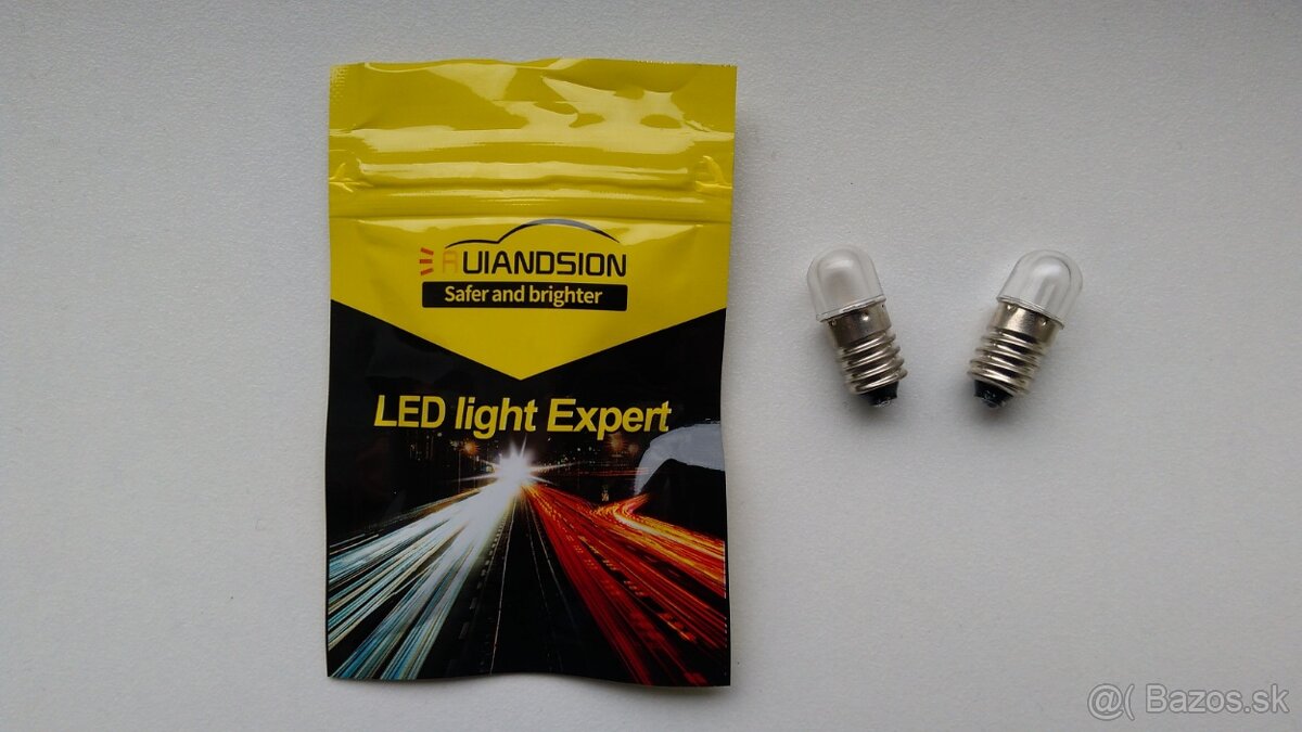 LED žiarovky E10 12 V