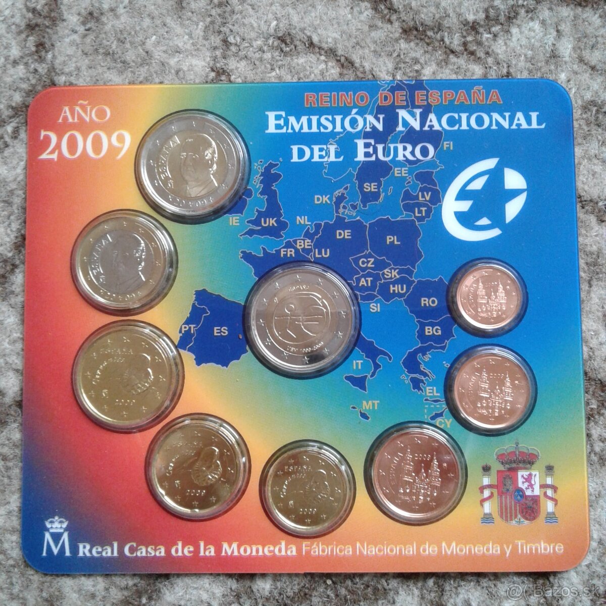 Euromince sada Španielsko 2009
