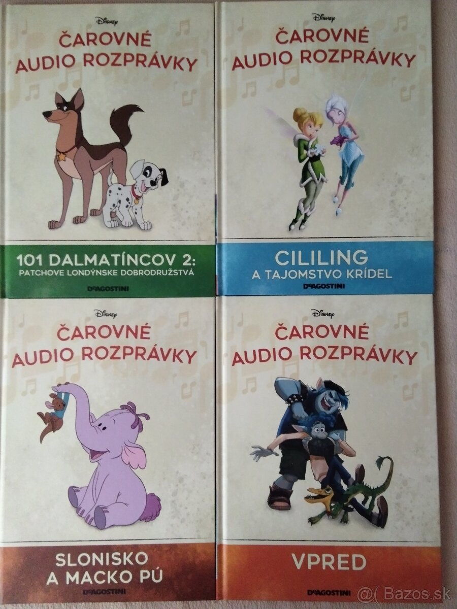 Deagostini Disney čarovné audio rozprávky (LEN KNIHY)