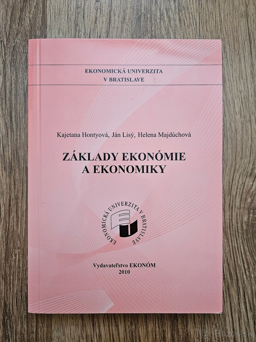 Predám knihy Ekonomická Univerzita v Bratislave