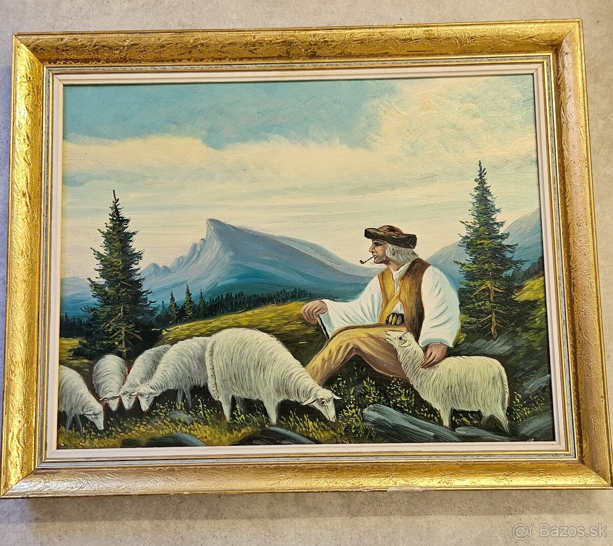 Predám obraz Bača s ovečkami
