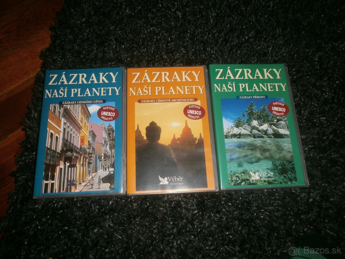 VHS kazety sada