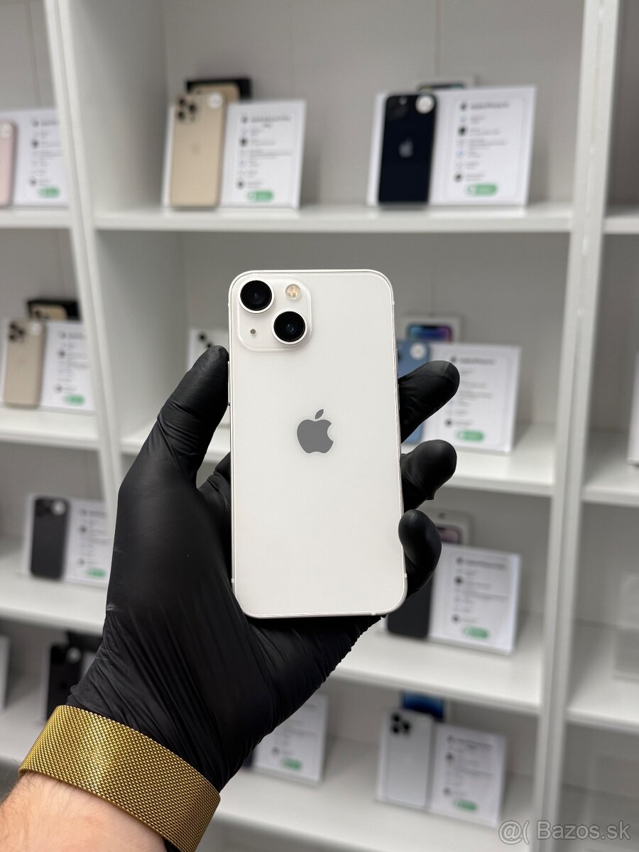ZÁRUKA 2 ROKY /  Apple iPhone 13 Mini 128GB Starlight, 100%
