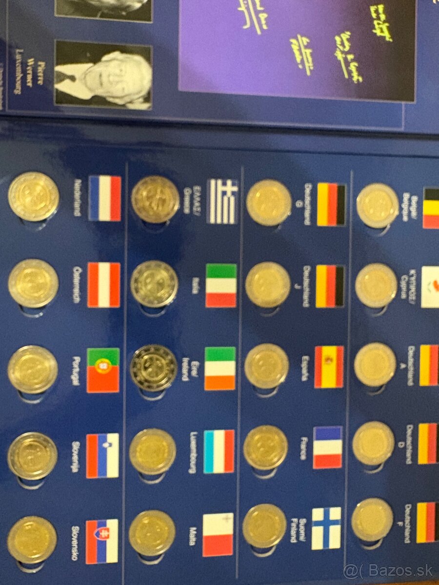 Predam zbierku 2€ pamatnych minci