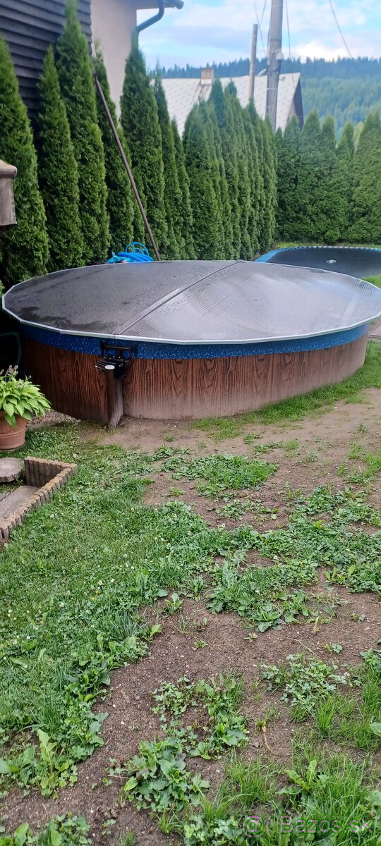 Celoročné zastrešenie na bazén