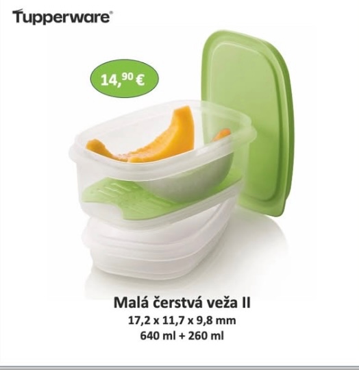 Mala cerstva veza dvojdielna Tupperware