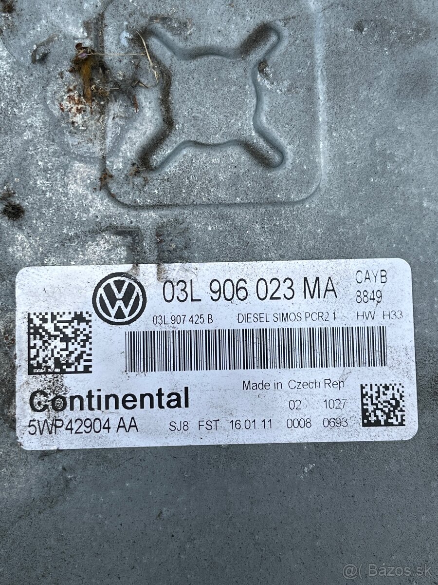 Riadiaca jednotka motora vw polo 1.6 tdi