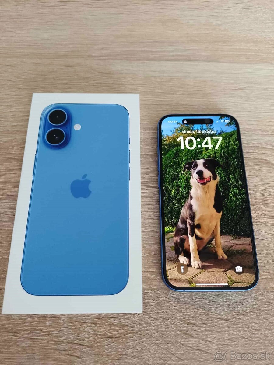 iphone 16 modrý 128GB