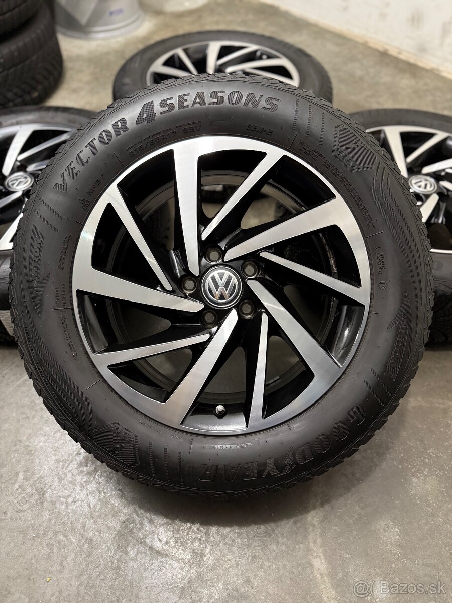 Zimná sada VW Woodstock 5x112 R17 , 215/65/17 Tiguan Kodiaq