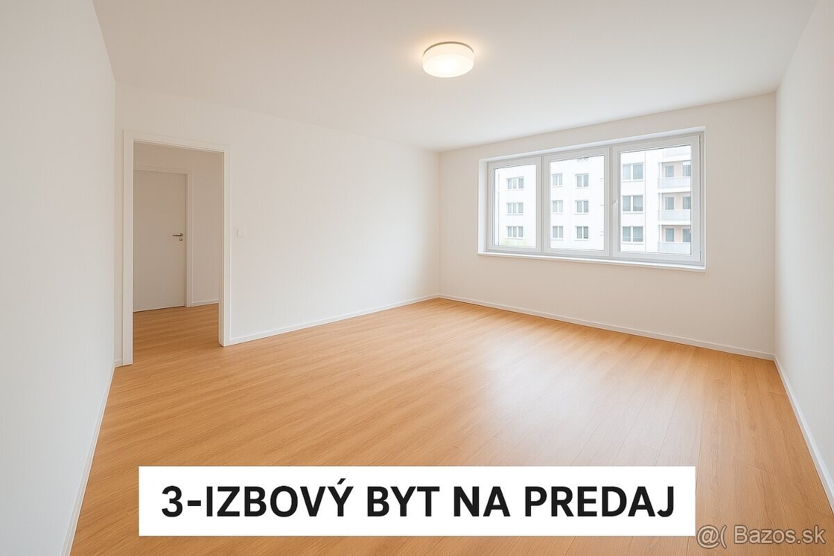 3 izbový byt na predaj