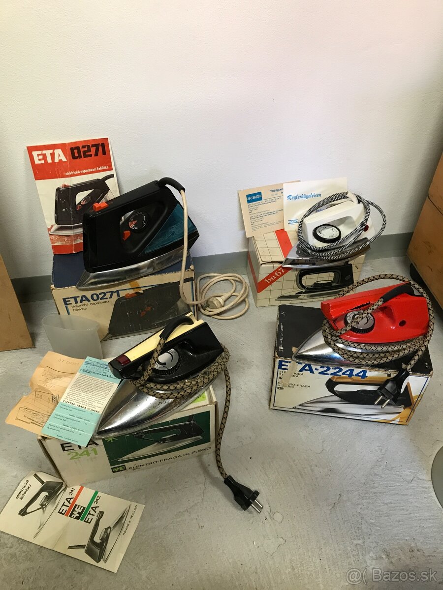 žehličky zo socializmu