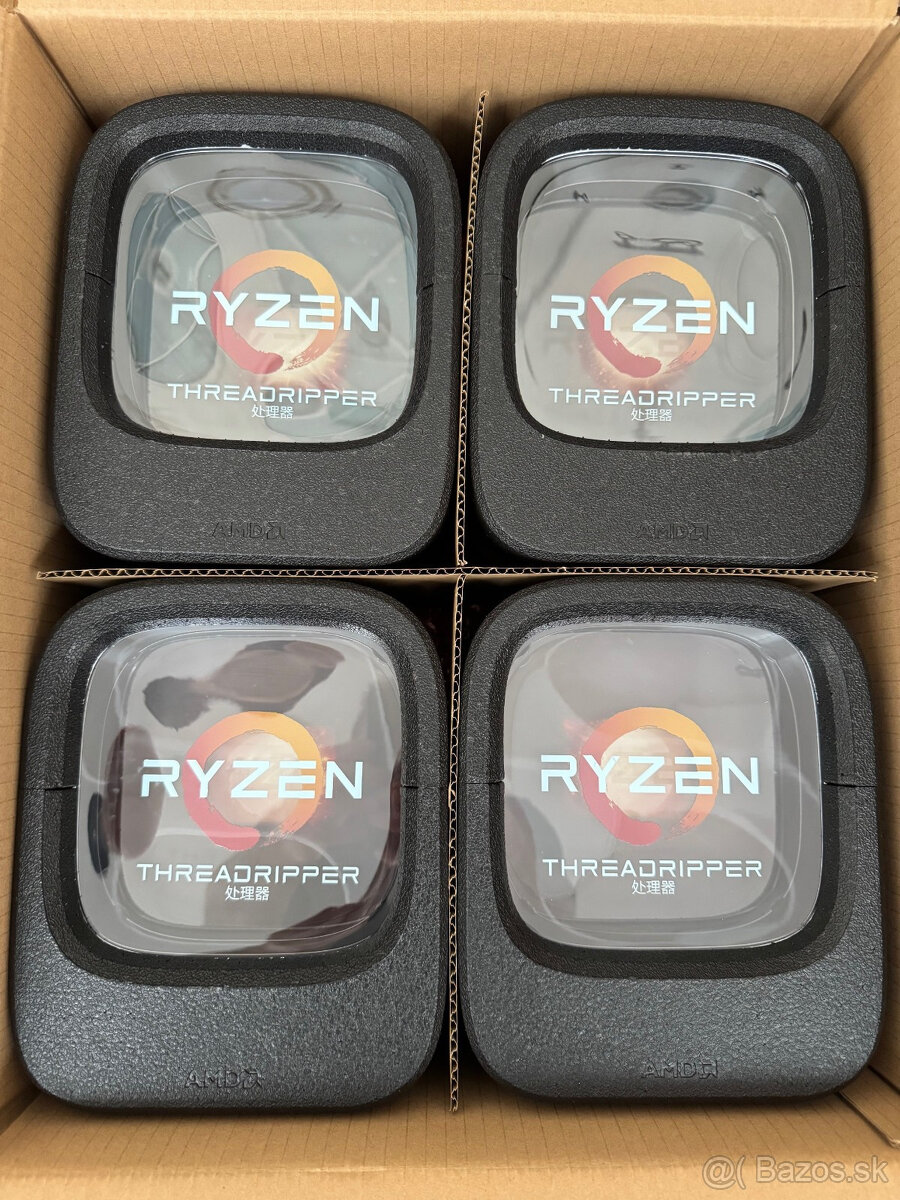 4pcs Original AMD Ryzen Threadripper 1920X BOX – NEW Sealed